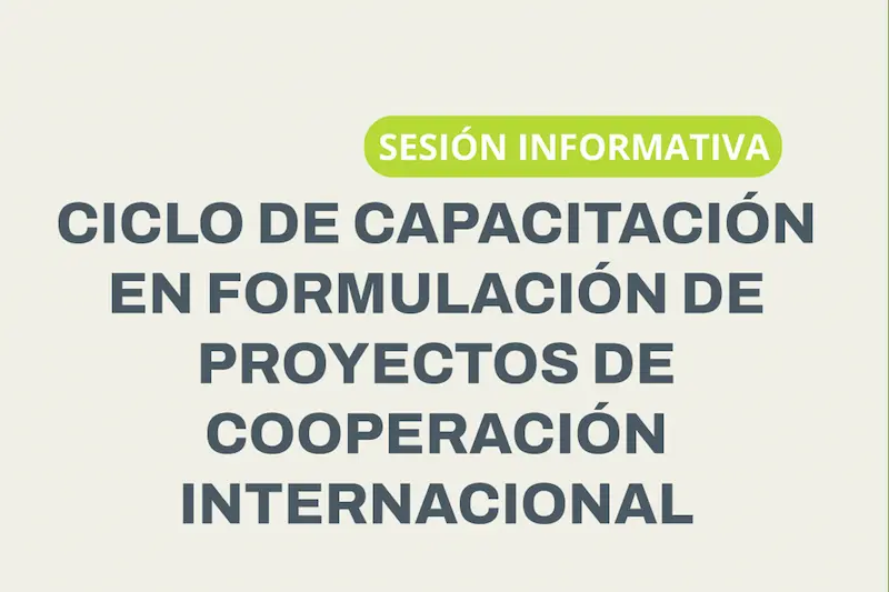 Brindar�n una capacitaci�n sobre c�mo acceder a oportunidades de cooperaci�n internacional