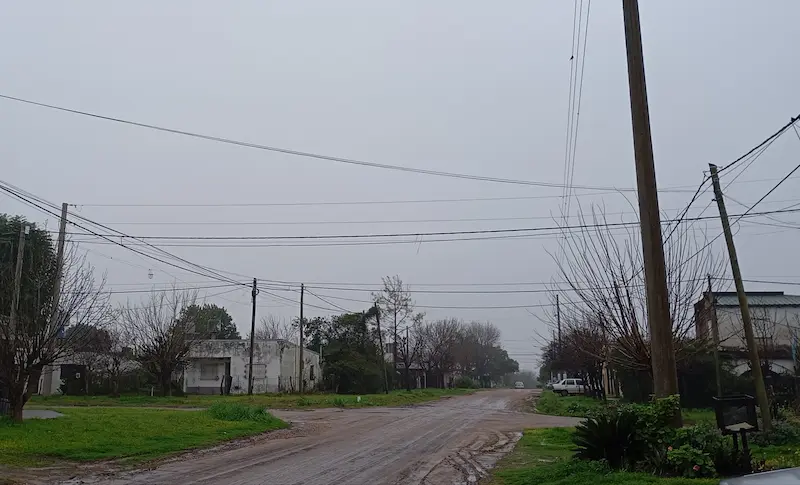 Intensa lluvia en poco tiempo con tormentas el�ctricas y algunos anegamientos en Villaguay 