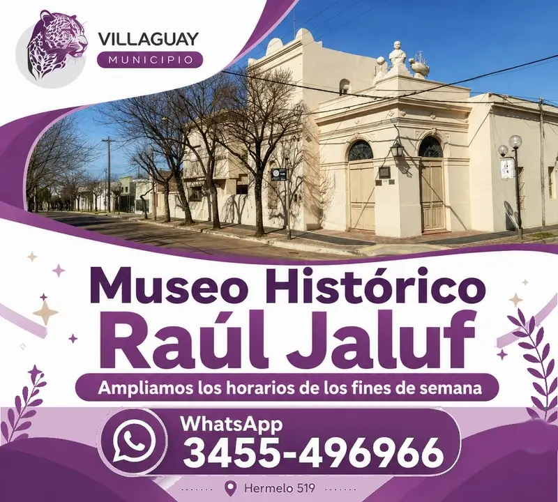 El Museo Hist�rico Municipal Ra�l Jaluf ampl�a sus horarios