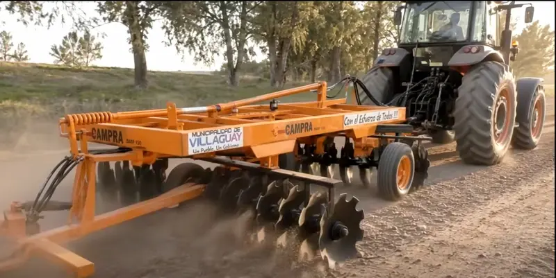 Se suma equipamiento para mejora de calles en Villaguay