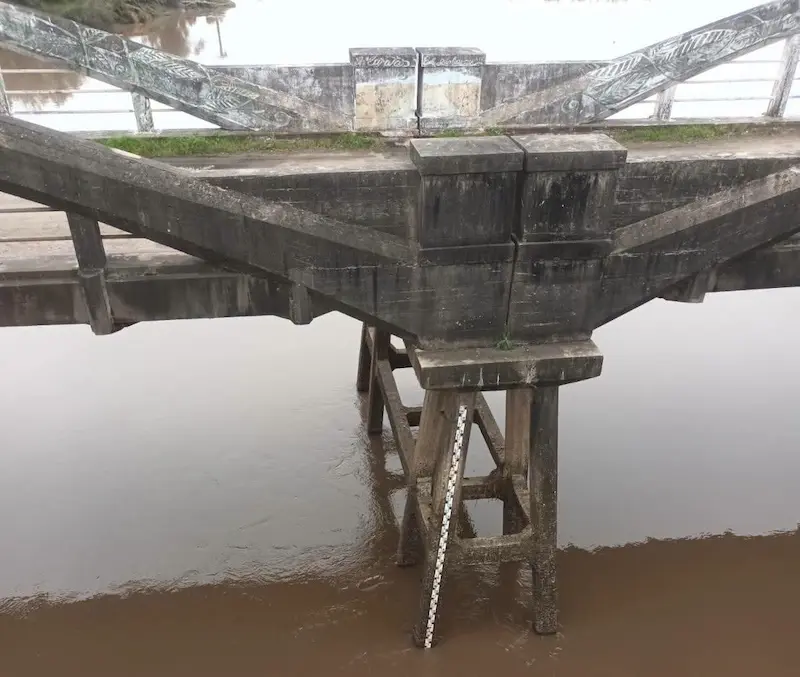 Sube el r�o Gualeguay y baja el arroyo Villaguay