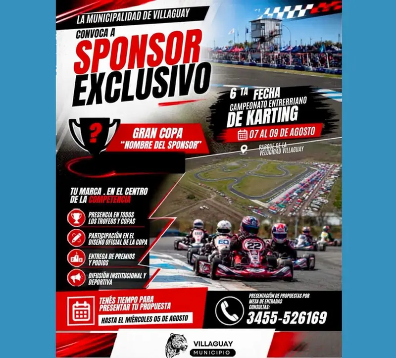 Convocatoria a sponsor exclusivo
