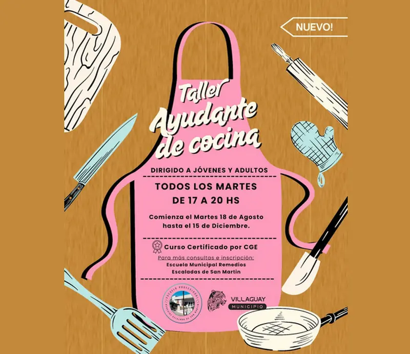 Taller Ayudante de Cocina en escuela Remedios Escalada de San Mart�n