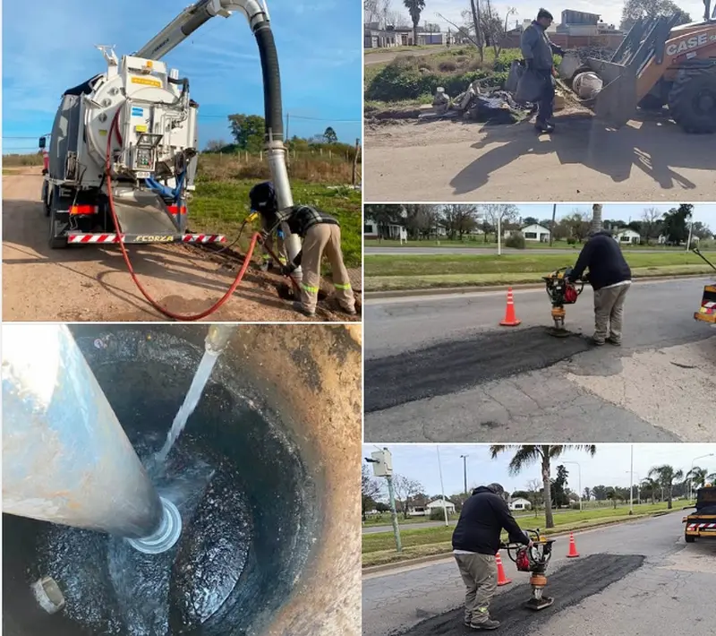 Trabajos realizados por Obras P�blicas municipal