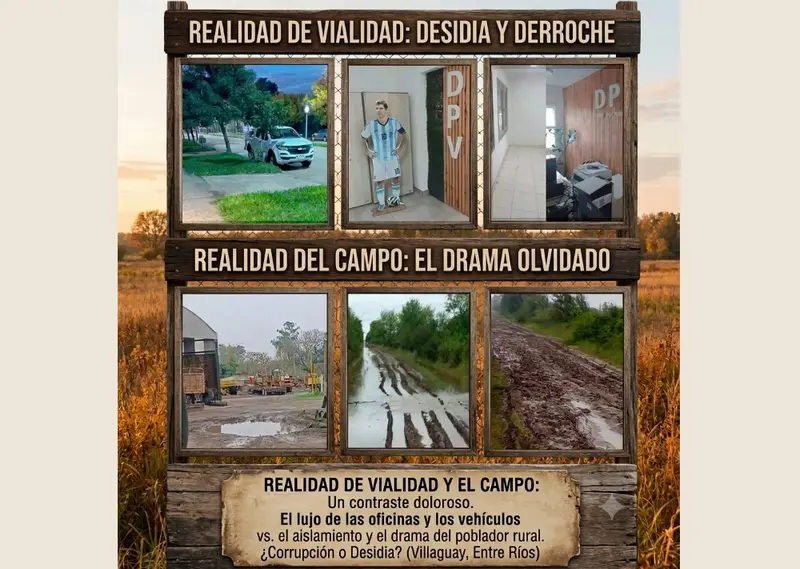 Entre el barro y el olvido: El drama de vivir y producir en el campo entrerriano