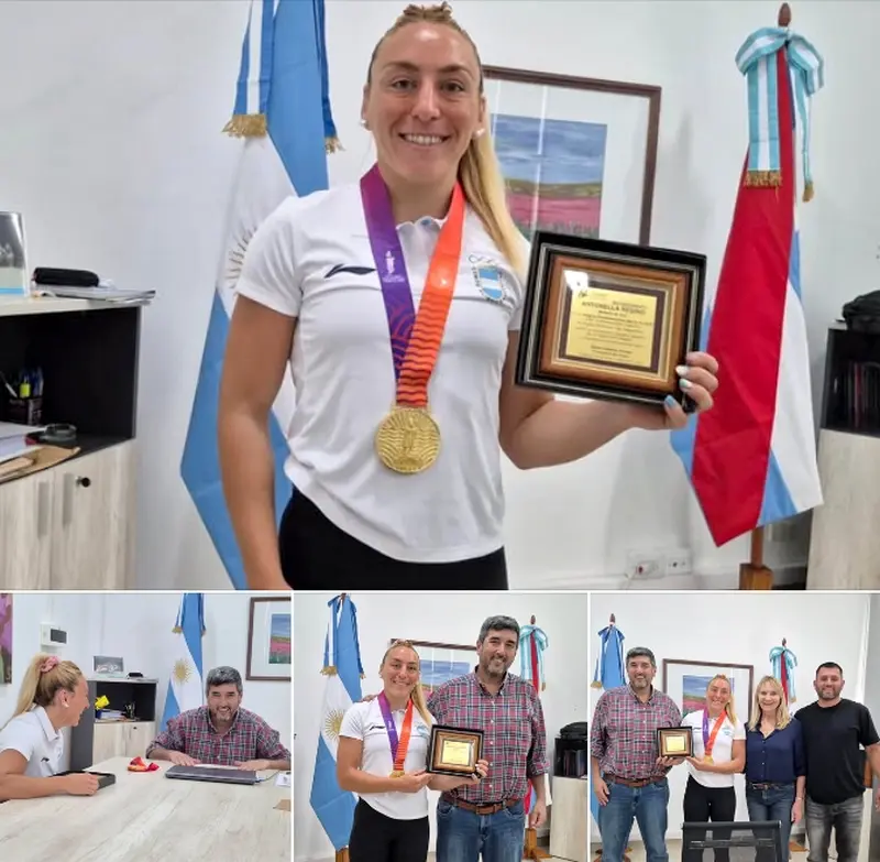 Orgullo villaguayense: Reconocimiento a Antonella Reding