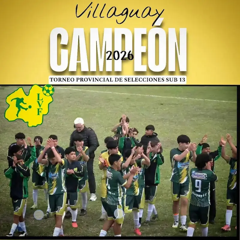 Villaguay campe�n provincial de f�tbol Sub 13