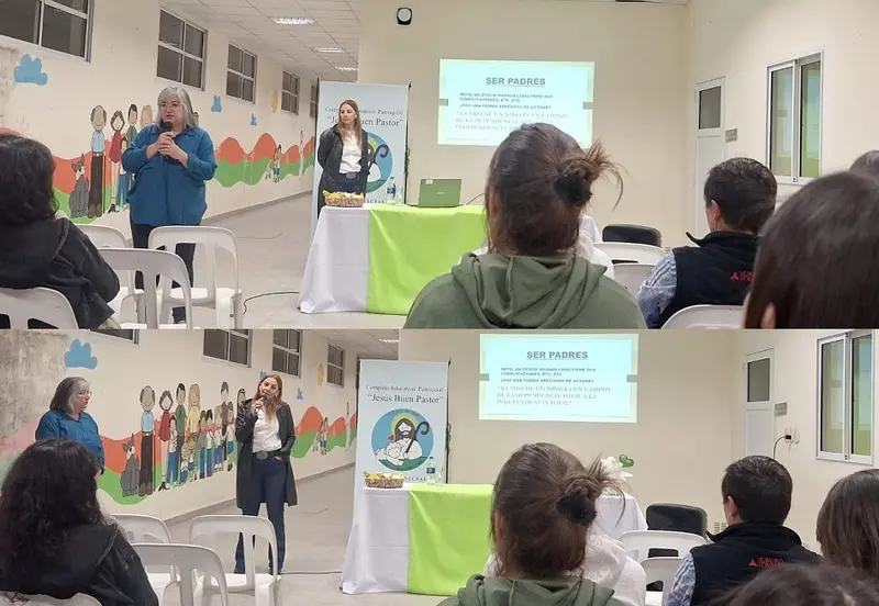 Escuela Jes�s Buen Pastor: La Psic�loga Andrea Quinteros, brind� una charla a los padres de nivel inicial
