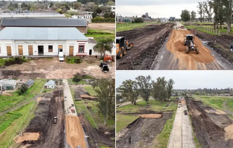 Avanza la construcci�n del predio multieventos y centro cultural en la antigua estaci�n de trenes