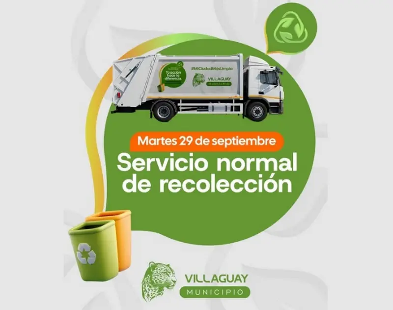 D�a del Patrono de Entre R�os: SERVICIO NORMAL DE RECOLECCI�N