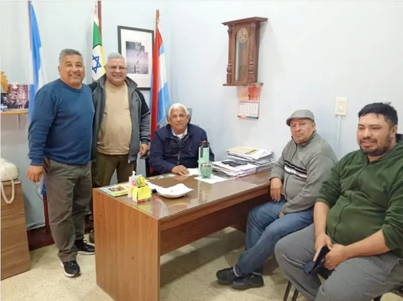 Reuni�n y acuerdo salarial para los trabajadores municipales de Villa Dom�nguez