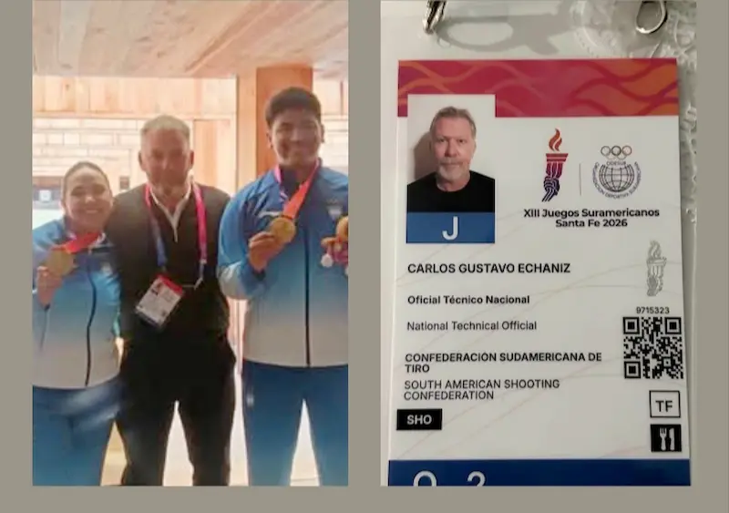 Tiro deportivo Villaguay presente en los Juegos Suramericamos