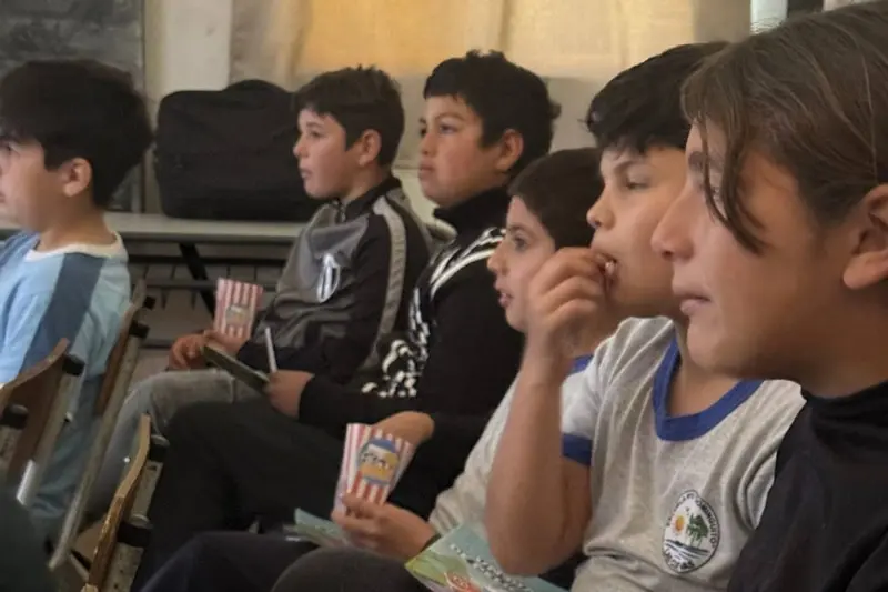 Un D�a de Pel�cula llegar� a la escuela Reconquista de Mojones Norte