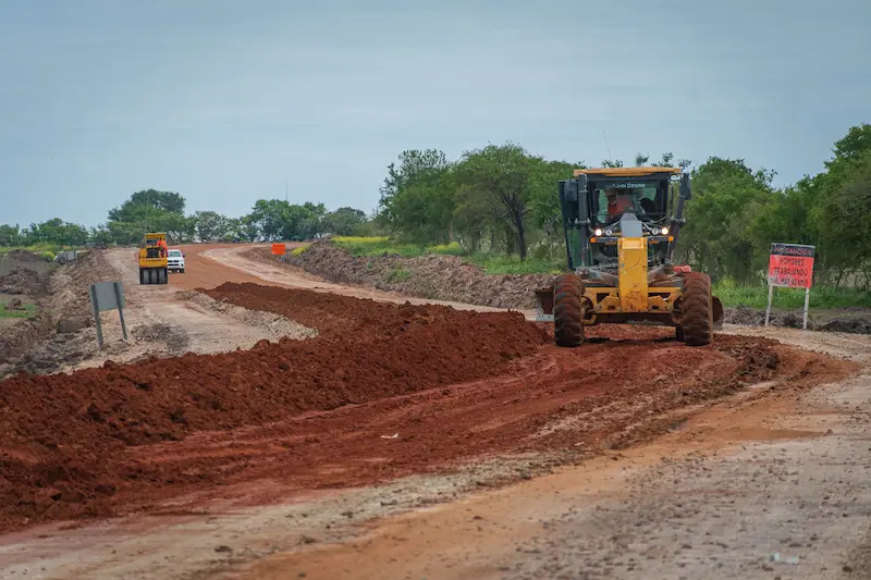 La reconstrucci�n del camino Viale - Arroyo Durazno tiene un 45 por ciento de avance