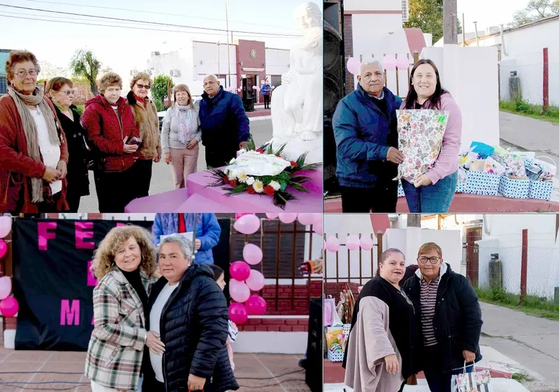 Villa Dom�nguez celebr� el d�a de la madre con homenaje, danza, m�sica y sorteos