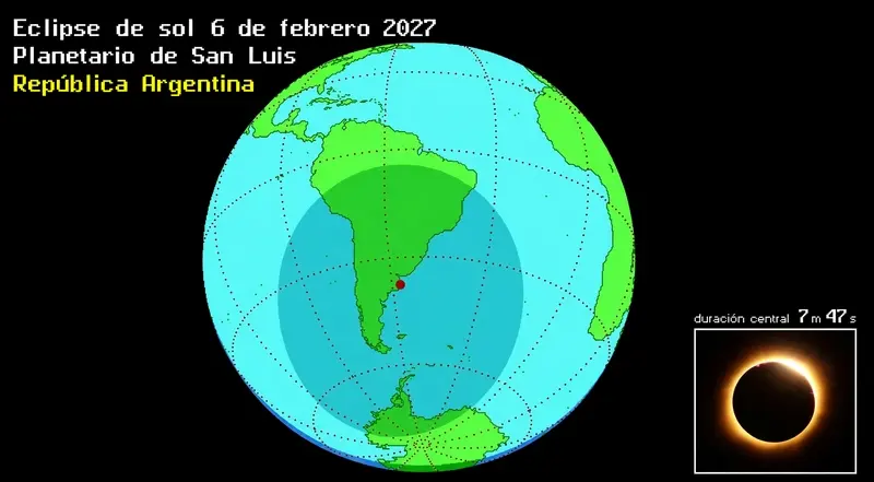 ASTRONOM�A: En 100 d�as Argentina ver� un impactante suceso 

