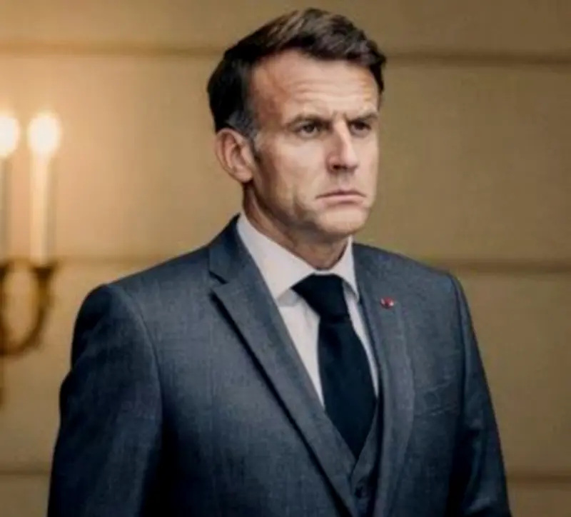 Durante su viaje a Oriente Medio, Emmanuel Macron, octubre 2026