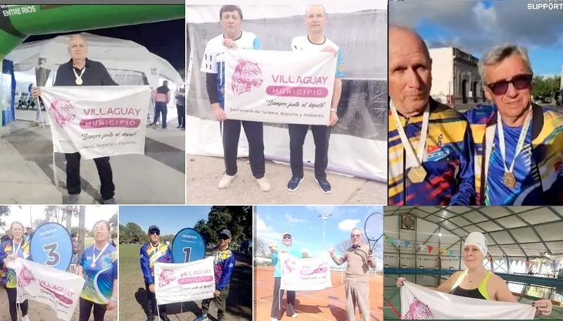 Villaguayenses se destacaron en la final provincial de los juegos para adultos mayores