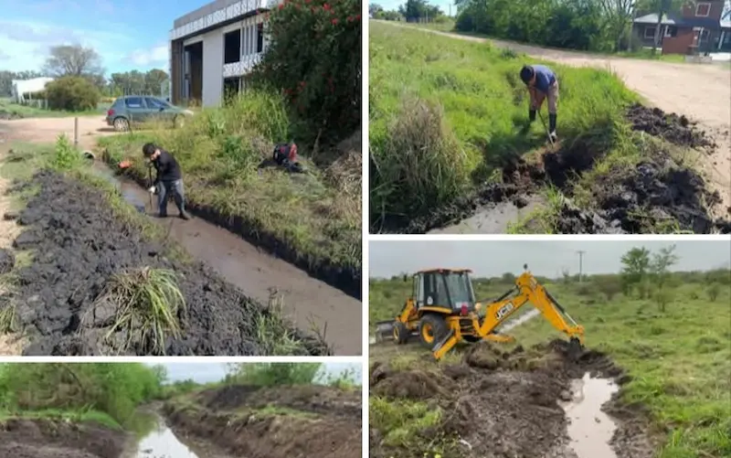 Trabajos de limpieza y mantenimiento pluvial