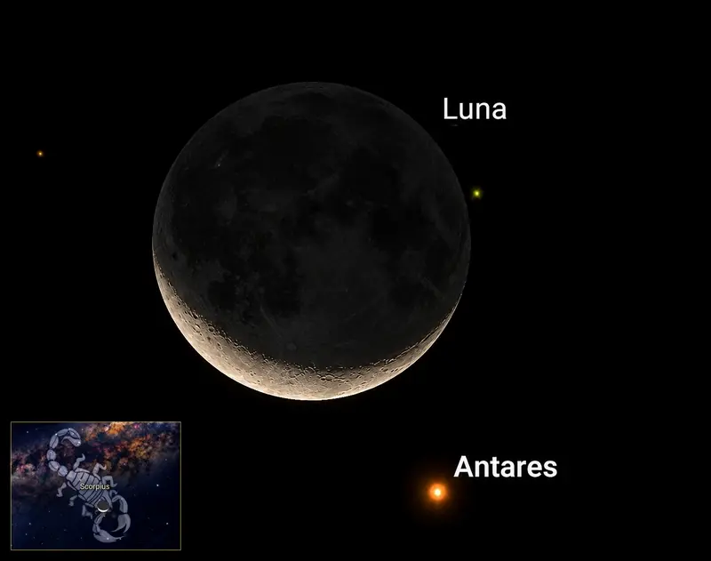EXTRAORDINARIO ENCUENTRO: La Luna parecer� chocar con una estrella gigantesca