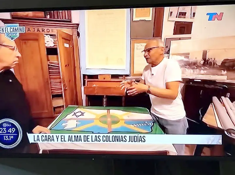 Osvaldo Quiroga fue destacado, por Mario Marckic, como la cara y el alma de las colonias jud�as