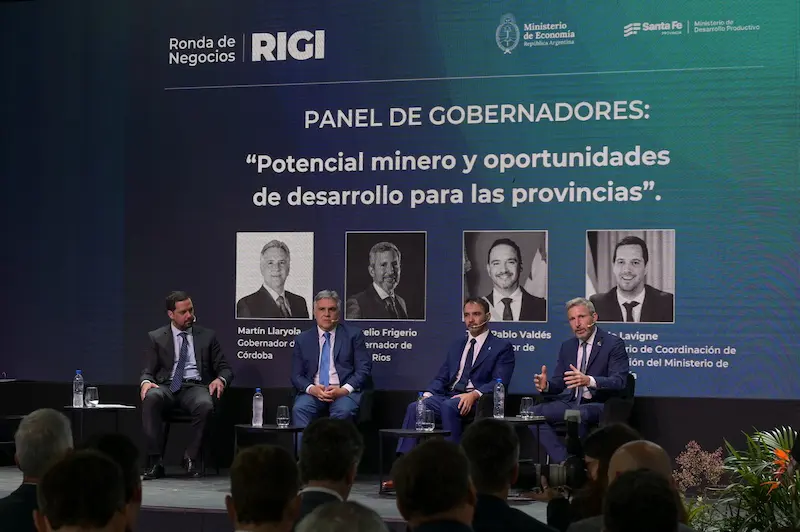 Frigerio destac� el potencial industrial y log�stico de Entre R�os para las grandes inversiones mineras y energ�ticas
