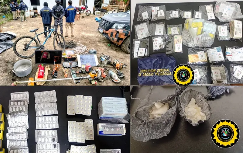 Drogas: Se realizaron 6 allanamientos y m�ltiples secuestros despu�s de 5 meses de investigaci�n 