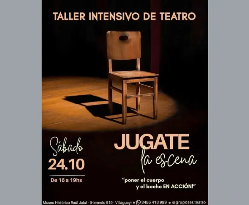 TALLER INTENSIVO DE TEATRO: Exploraci�n esc�nica, cuerpo y creatividad en acci�n