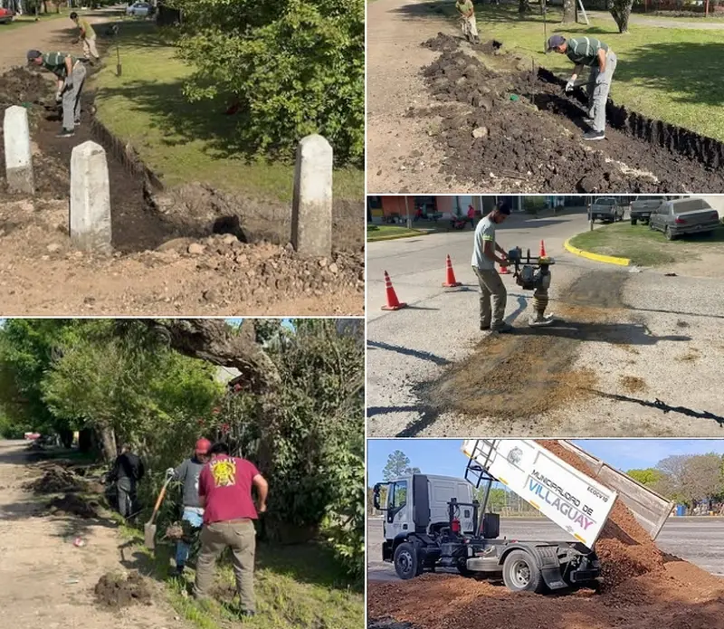El municipio contin�a con trabajos de mantenimiento, desag�es y mejoras urbanas
