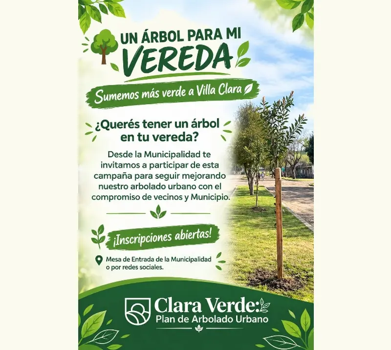 Villa Clara impulsa la campa�a Un �rbol para Mi Vereda