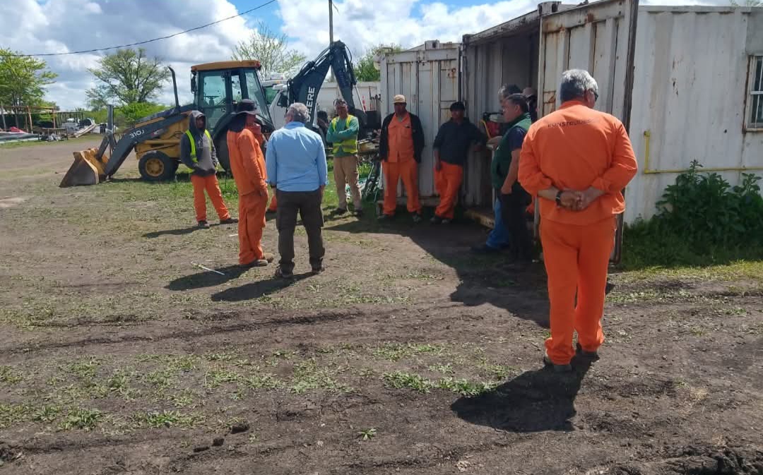 UOCRA acompa�a a los trabajadores por reclamo a la subcontratista de Rovella