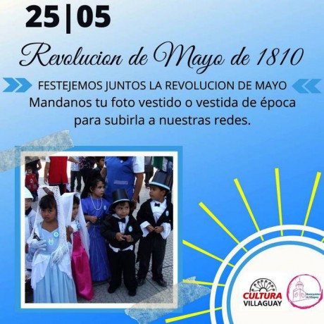 Cultura propone recordar el 25 de Mayo con fotos