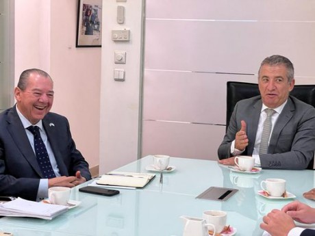 Urribarri y el presidente de la CCAI analizaron estrategias para seguir fortaleciendo el comercio entre Argentina e Israel