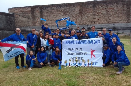 “Villaguay, campeón entrerriano por equipos nuevamente”: La Marea Azul sigue haciendo historia