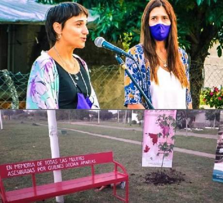 Actividad de sensibilizacin contra la violencia de gnero, en el mes de la mujer