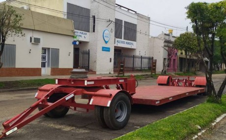 La Municipalidad de Villa Clara adquiri un acoplado par transporte de maquinaria pesada
