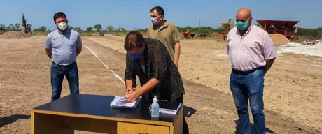 Comenz la obra de rehabilitacin del acceso a Maci desde la ruta 6