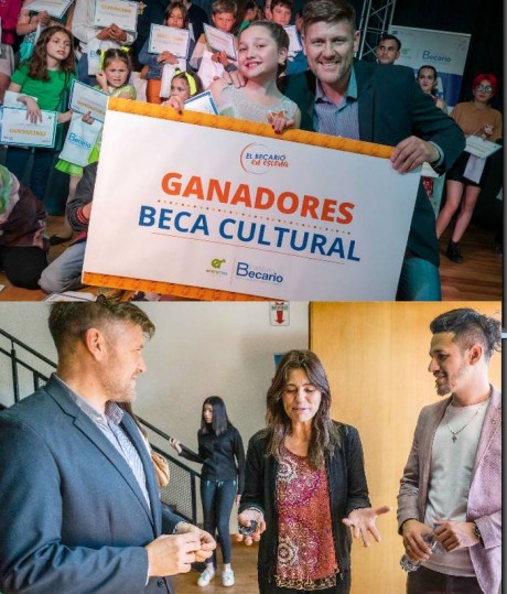 El Becario entregó en Villaguay nuevas becas culturales a estudiantes entrerrianos