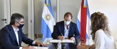 Se firm el convenio para la lnea de media tensin Los Conquistadores-Feliciano
