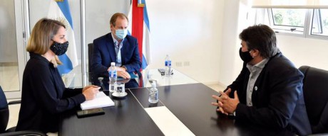 Bordet recibi al intendente de Bovril con quien dialog sobre nuevas obras para esa ciudad
