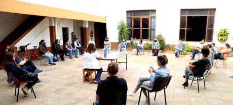 Se capacit al personal de salud municipal en usos y cuidados del equipo de proteccin y ante posible actuacin con pacientes positivos