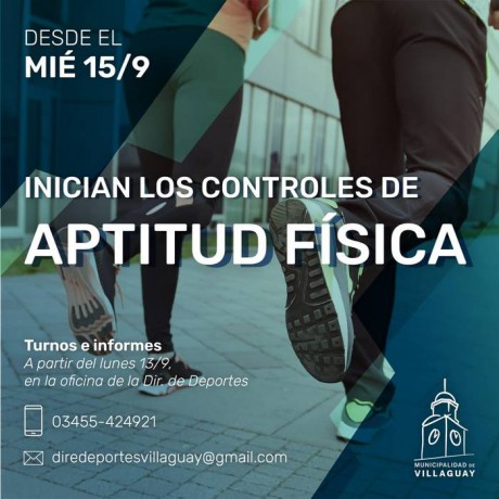 Se iniciarn los Controles de Aptitud Fsica Gratuitos