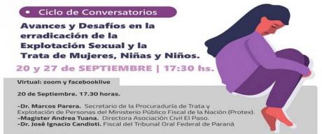 Se desarrollar un ciclo de conversatorio en materia de lucha contra la trata