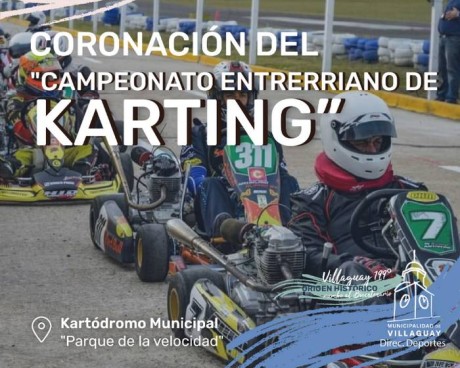 Coronación del karting Entrerriano en Villaguay