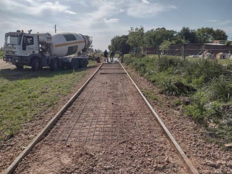 AVANZA LA OBRA DEL CORREDOR ESCOLAR SEGURO ESCUELA 5 PARAN