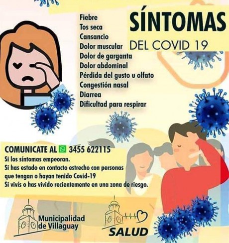 GABINETE DE EMERGENCIA DE VILLAGUAY.Se suman 9 casos positivos para COVID-19