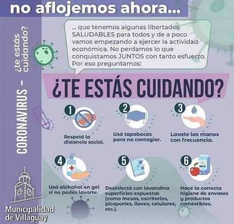 GABINETE DE EMERGENCIA DE VILLAGUAY. Se suman dos casos positivos para COVID-19 y falleci otra persona