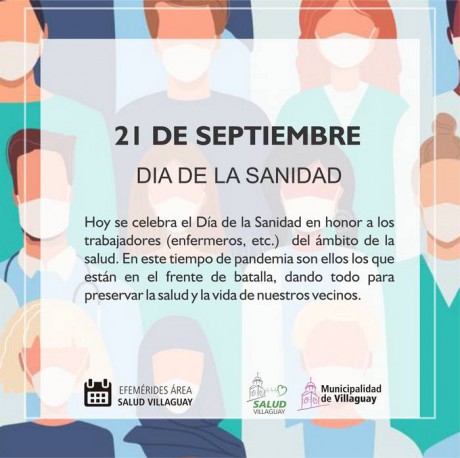 21 DE SEPTIEMBRE DA DE LA SANIDAD 