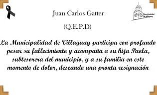 Pesar por el fallecimiento de Juan Carlos Gatter