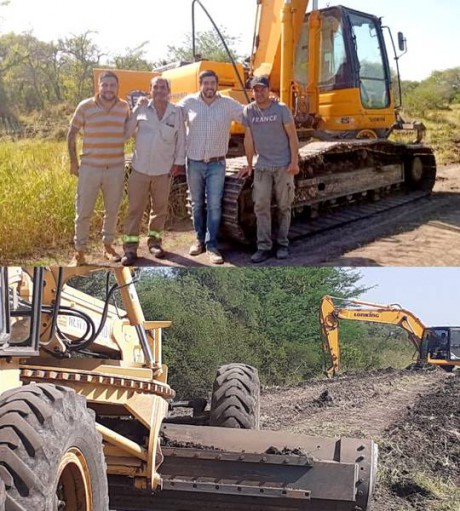 Fuertes destac el trabajo en caminos rurales del departamento Villaguay